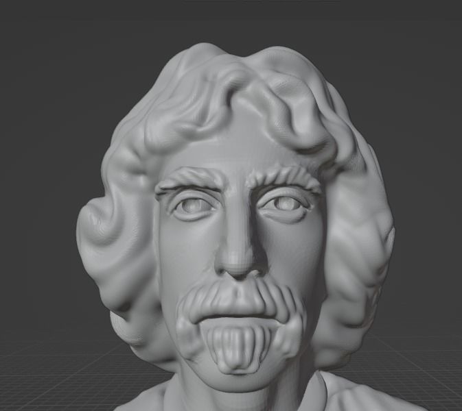 Frank Zappa 3D print model_5