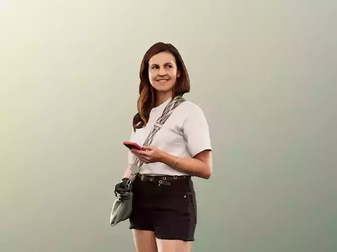 Nadine 13443 - Standing Woman In Summer Outfit