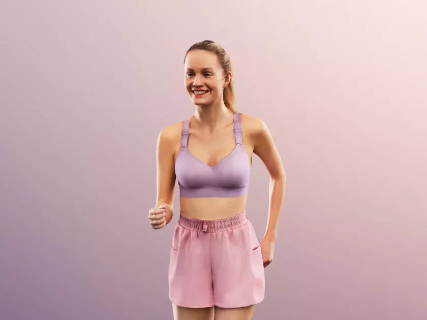 Jule 13390 - Running Athletic Woman Low-poly 3D model
