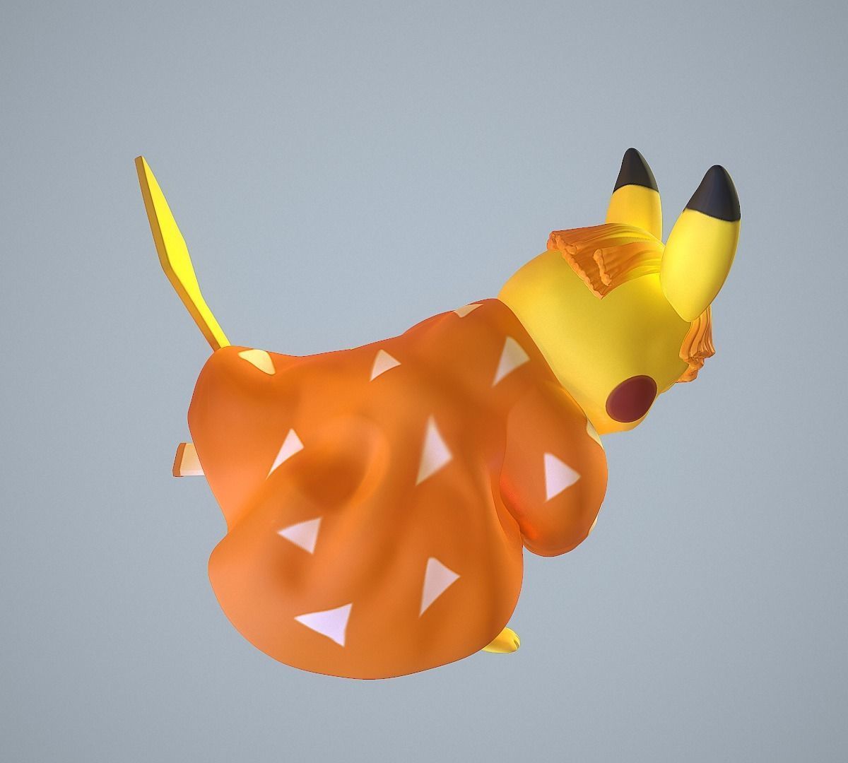 Zenitsu Pikachu 3D print model_22
