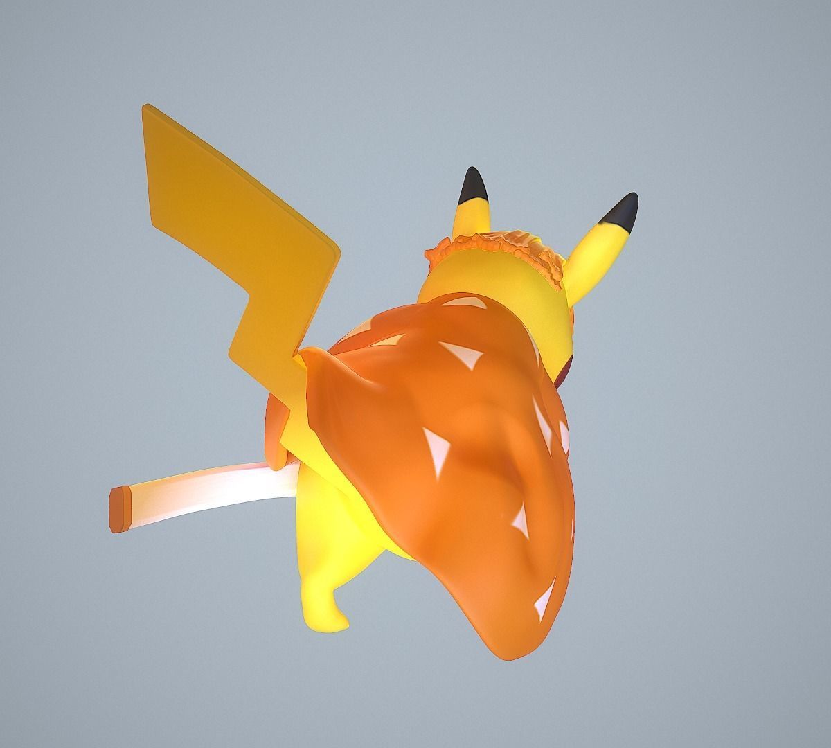 Zenitsu Pikachu 3D print model_21