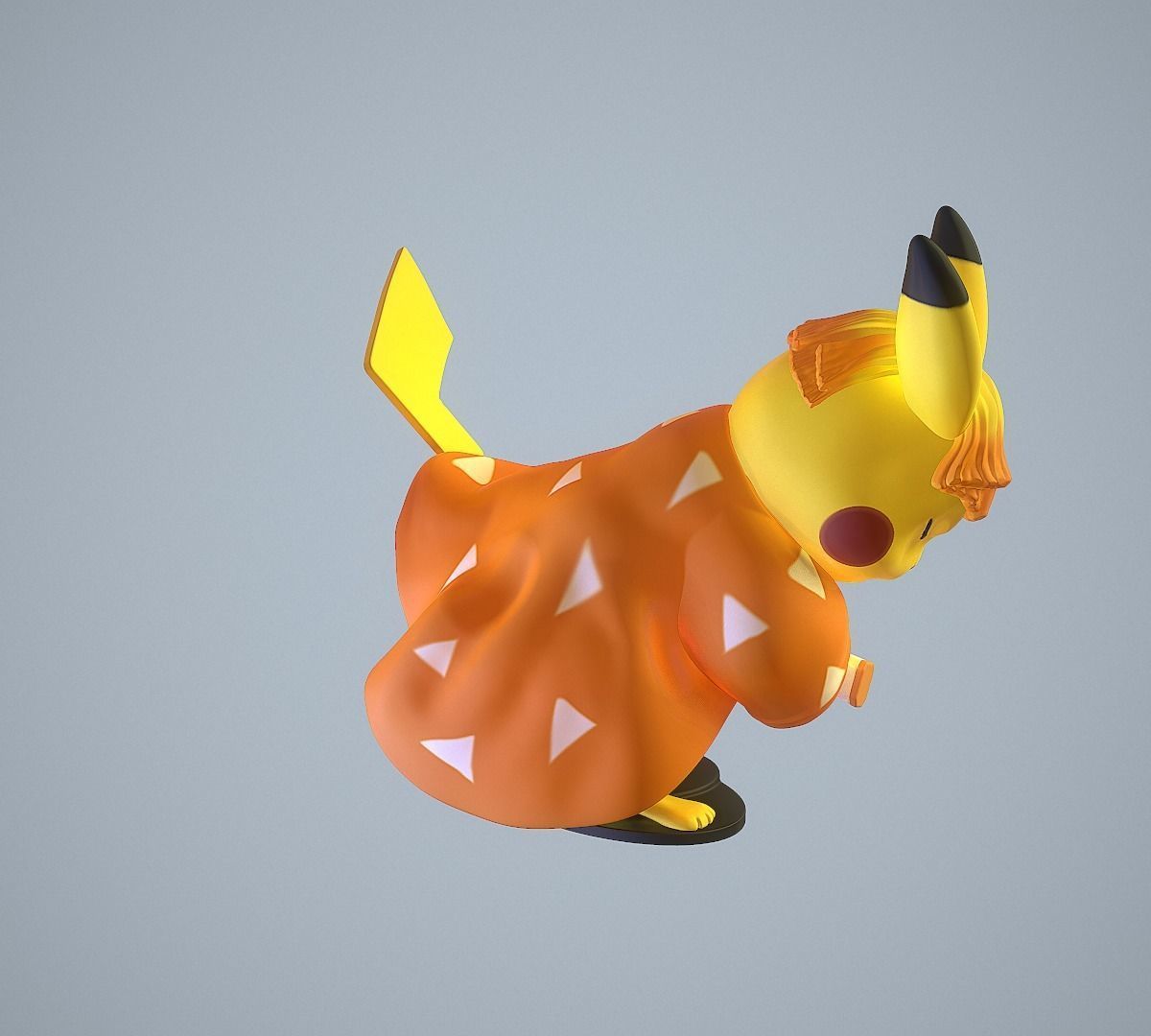 Zenitsu Pikachu 3D print model_12