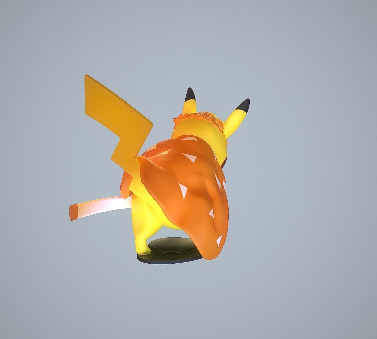 Zenitsu Pikachu 3D print model_9
