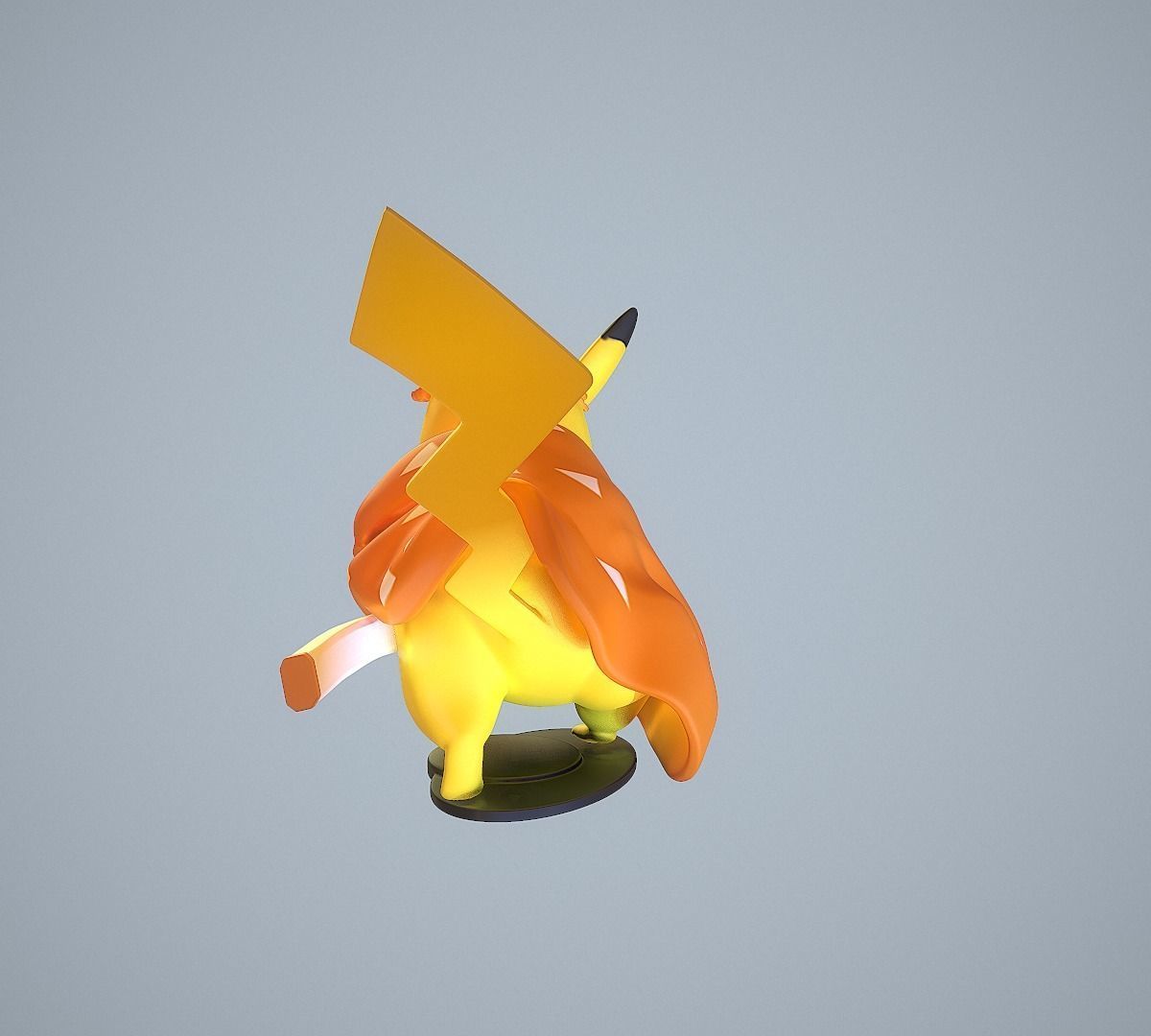 Zenitsu Pikachu 3D print model_8