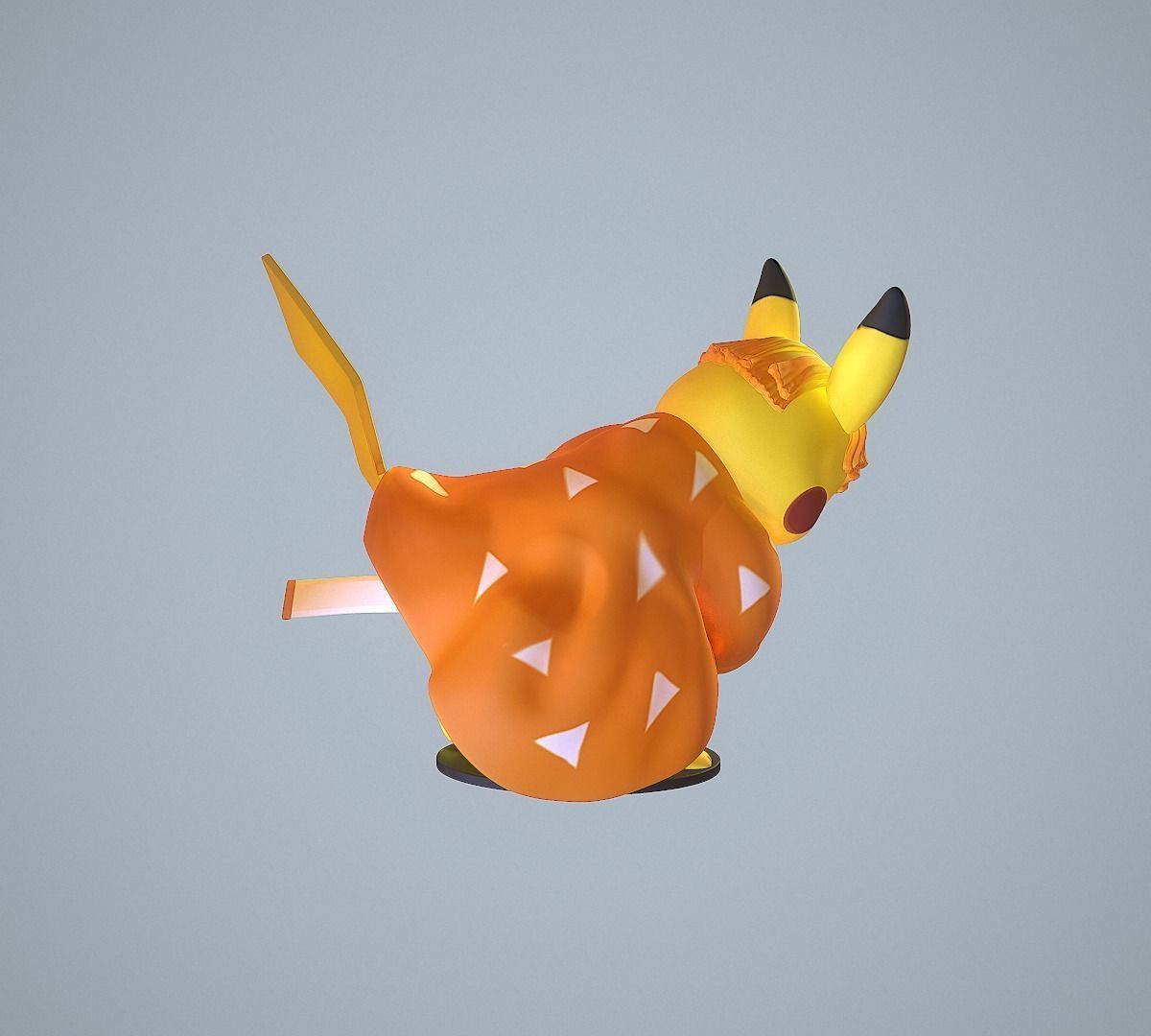 Zenitsu Pikachu 3D print model_10