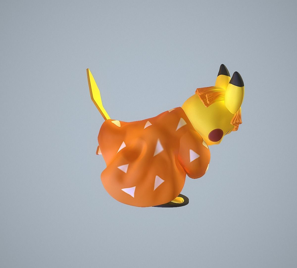 Zenitsu Pikachu 3D print model_11