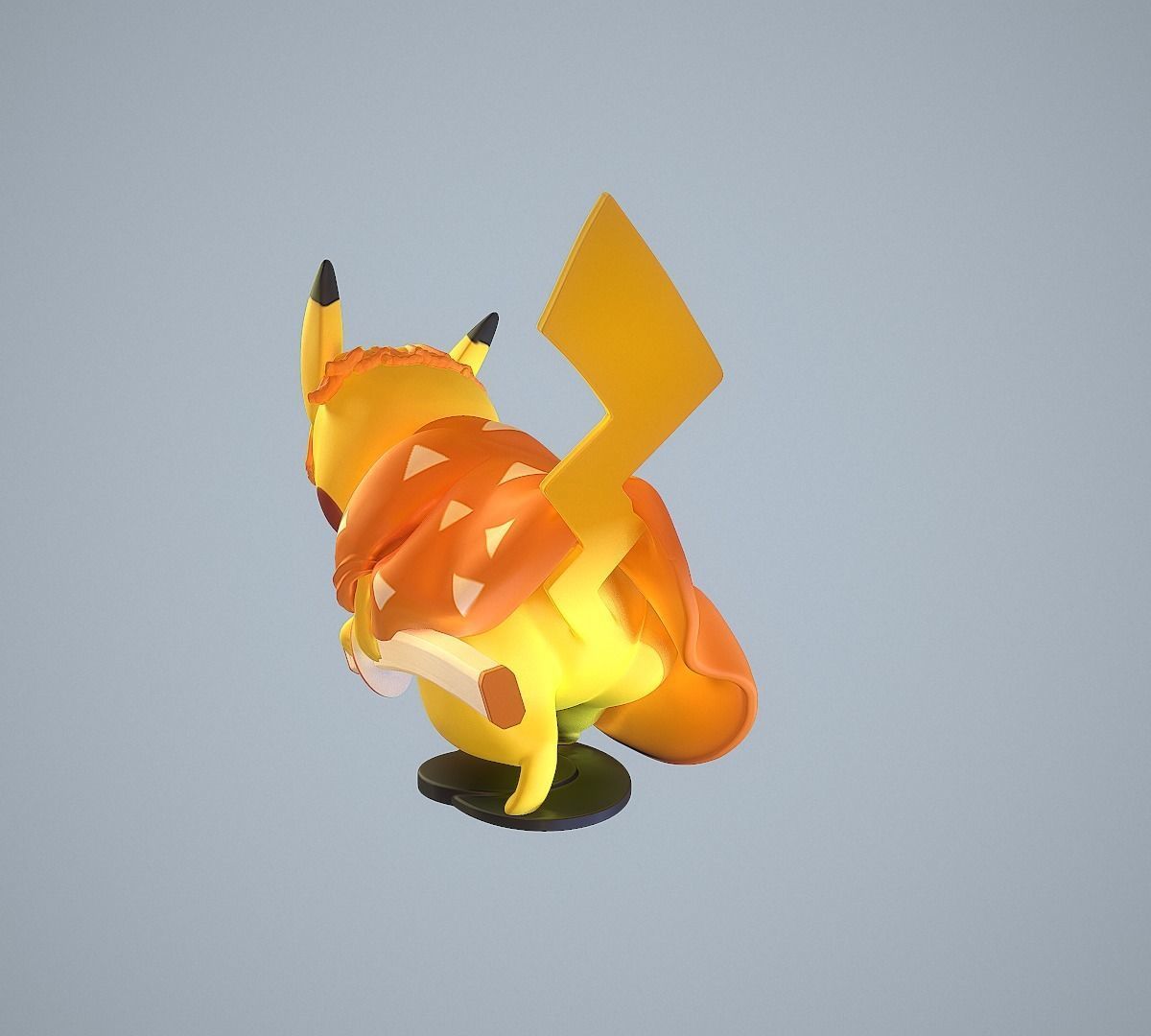 Zenitsu Pikachu 3D print model_7