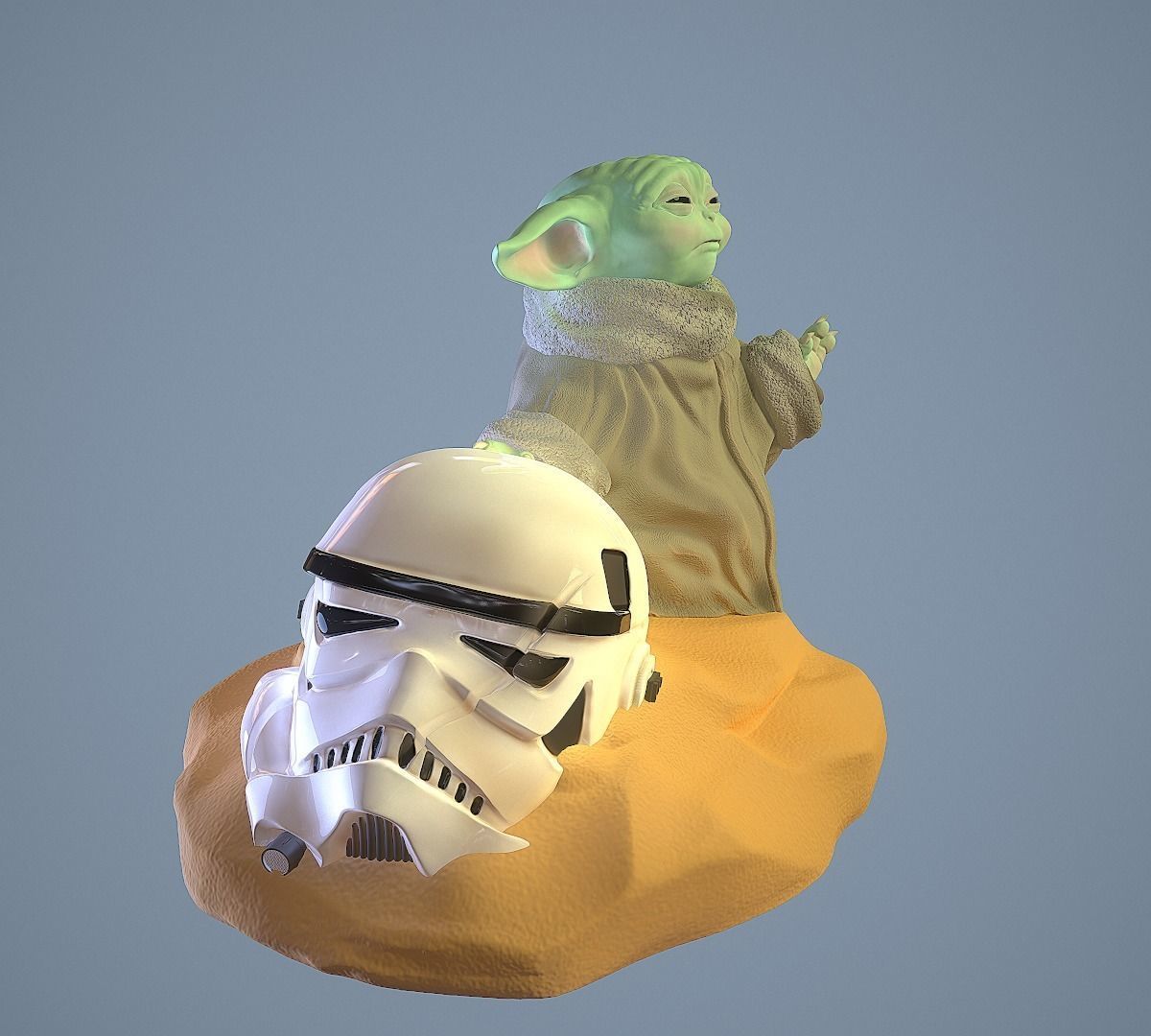 GROGU - Baby Yoda 3D print model_6