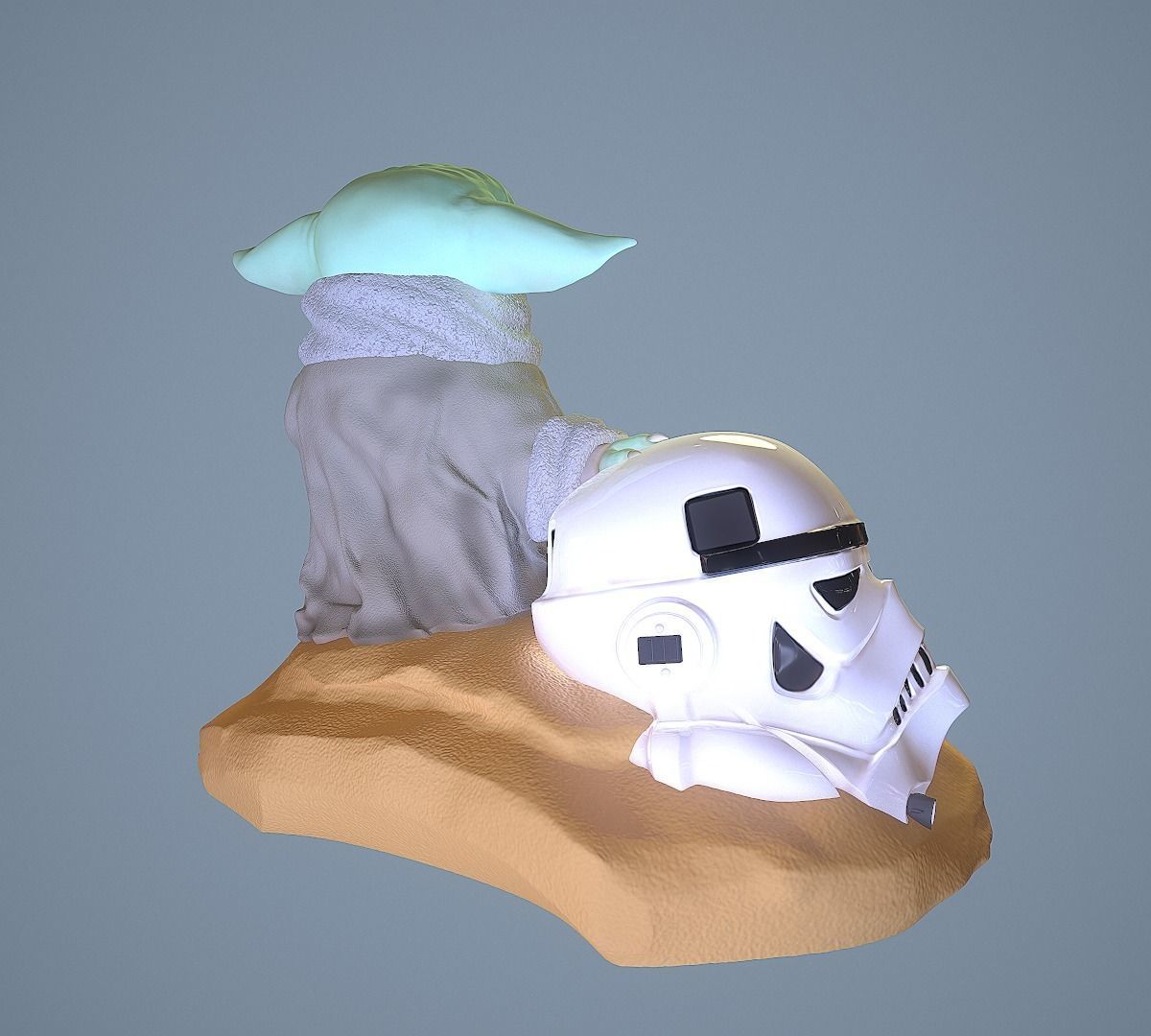 GROGU - Baby Yoda 3D print model_9