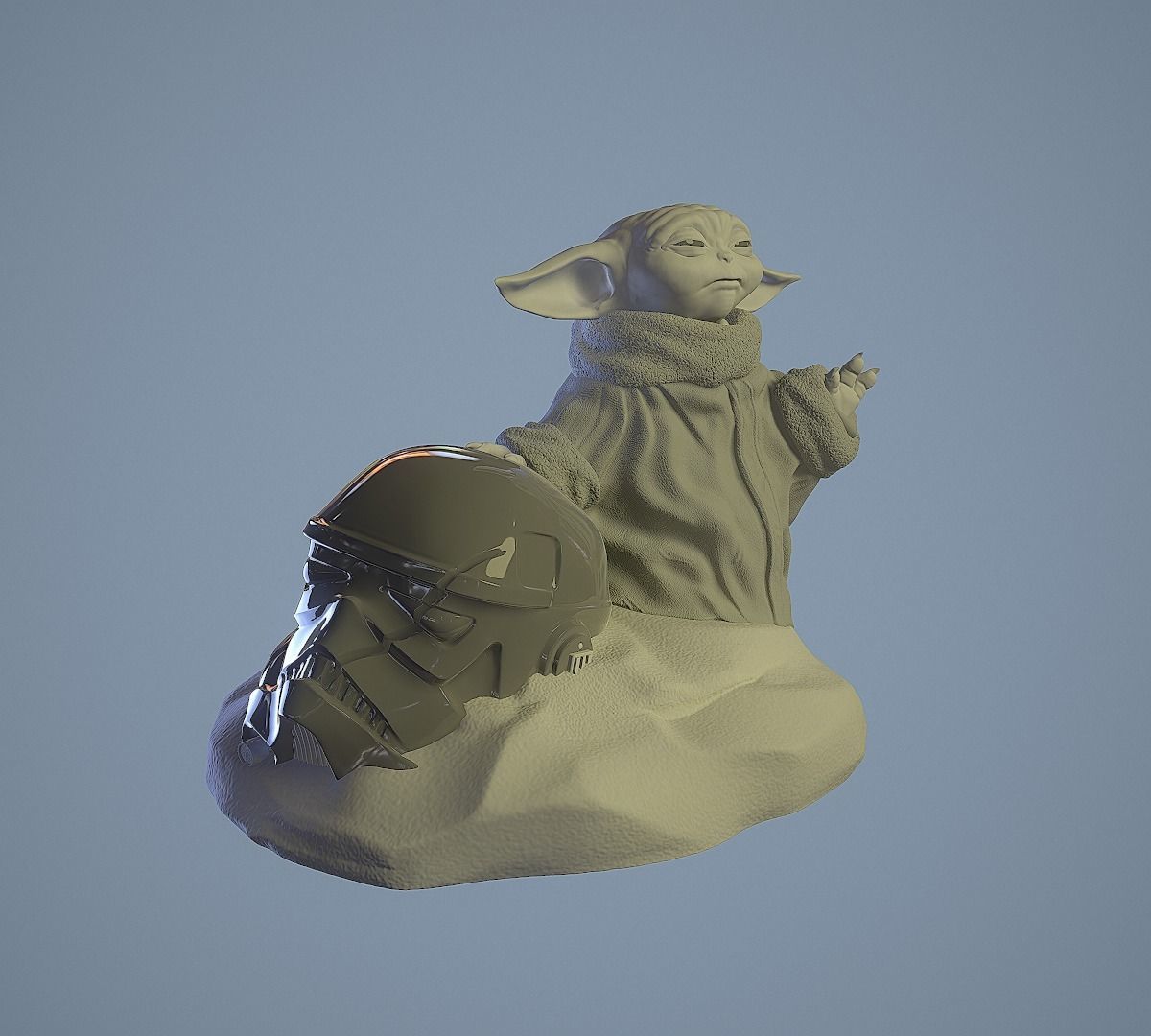 GROGU - Baby Yoda 3D print model_2