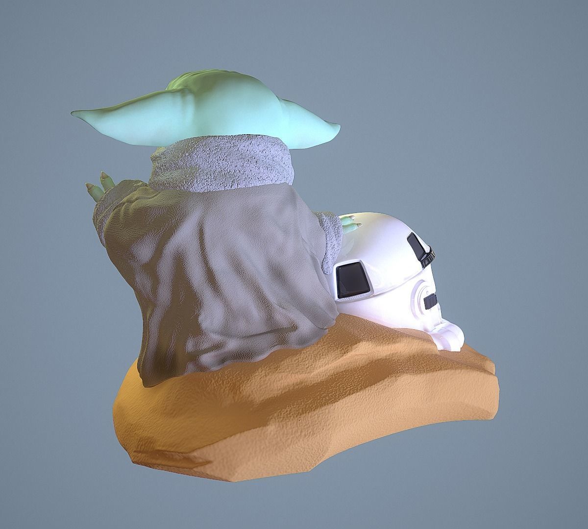 GROGU - Baby Yoda 3D print model_11
