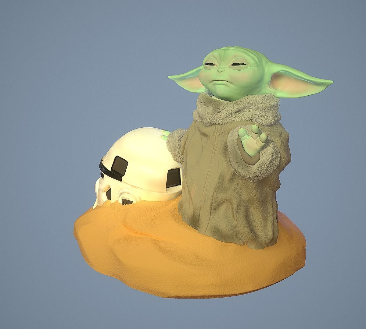 GROGU - Baby Yoda 3D print model_14