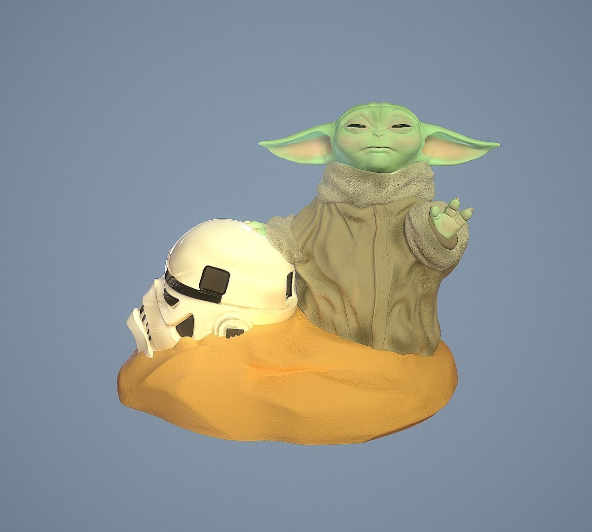 GROGU - Baby Yoda 3D print model_16