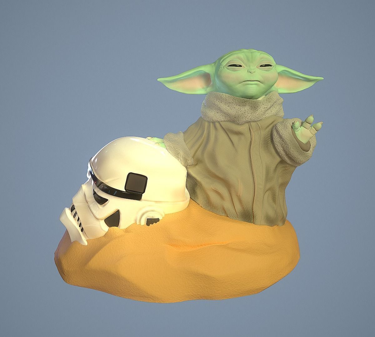 GROGU - Baby Yoda 3D print model_5