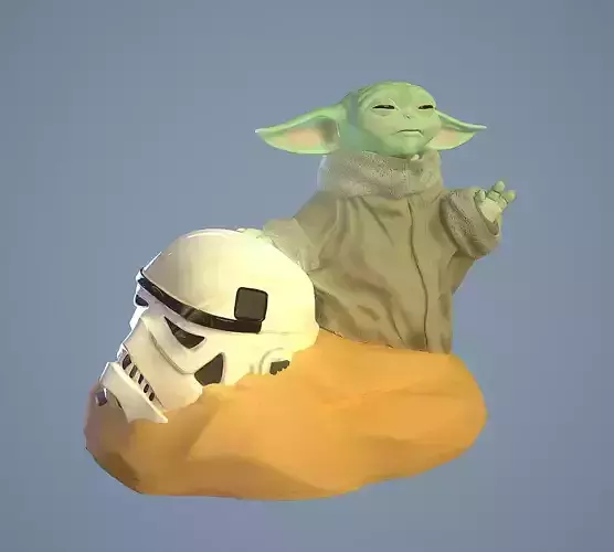 GROGU - Baby Yoda 3D print model