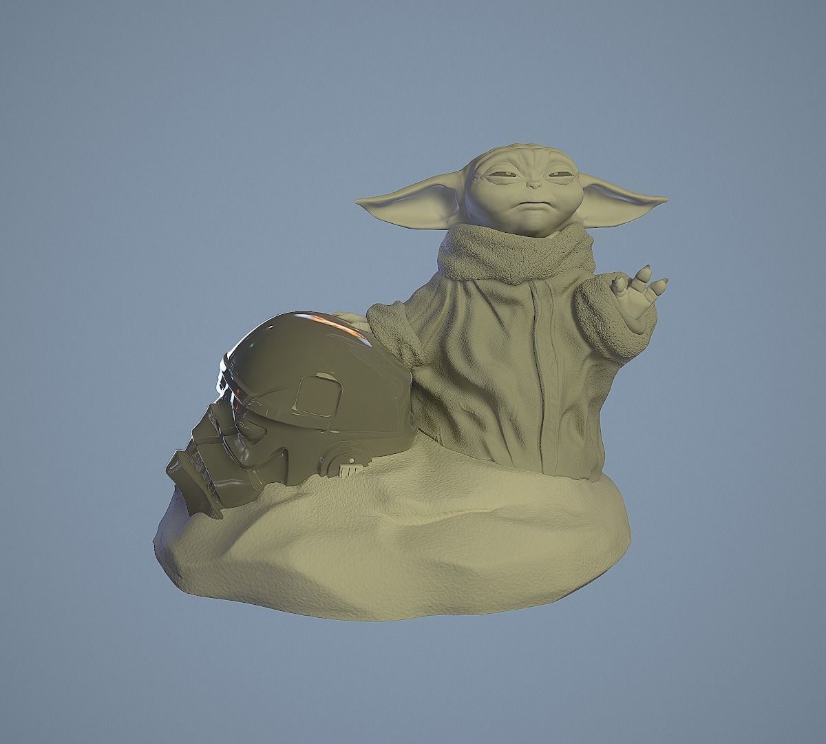 GROGU - Baby Yoda 3D print model_19