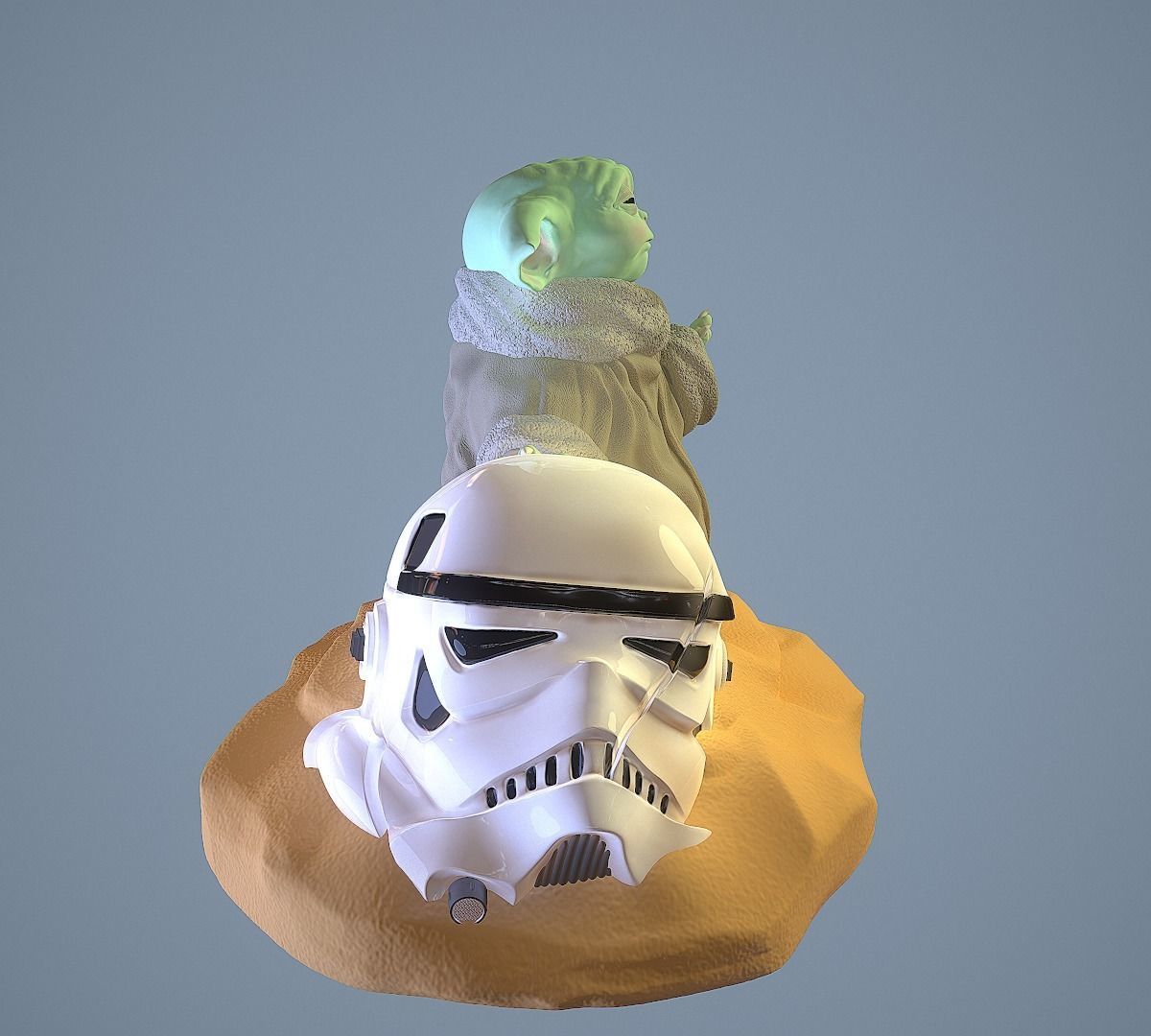GROGU - Baby Yoda 3D print model_7