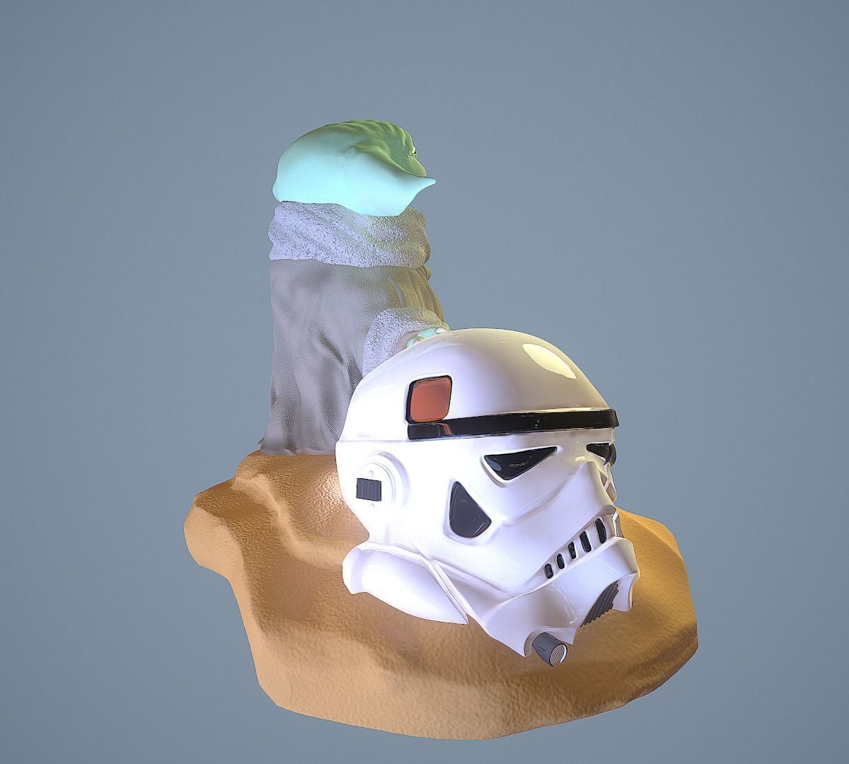 GROGU - Baby Yoda 3D print model_8