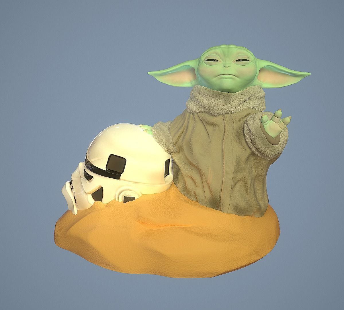 GROGU - Baby Yoda 3D print model_15