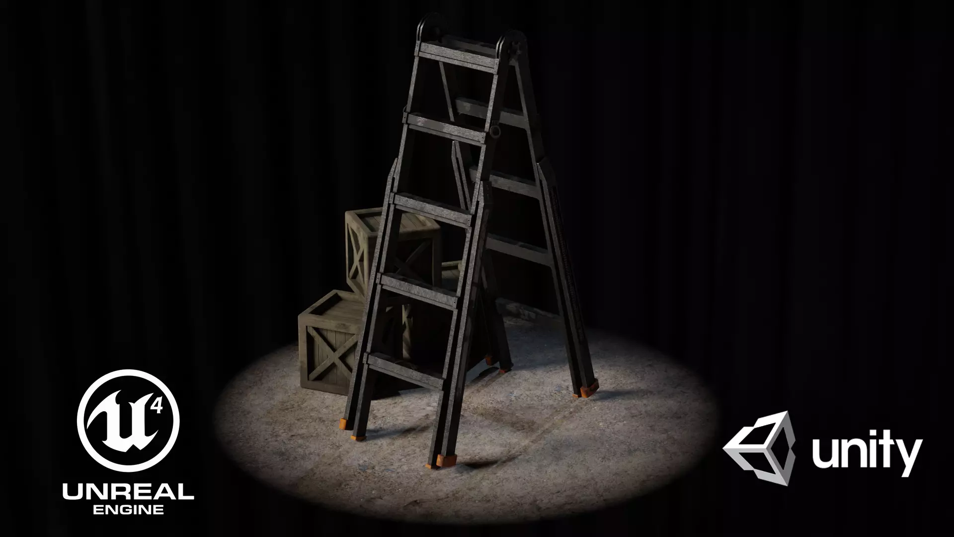 3D model Step Ladder VR / AR / low-poly | CGTrader