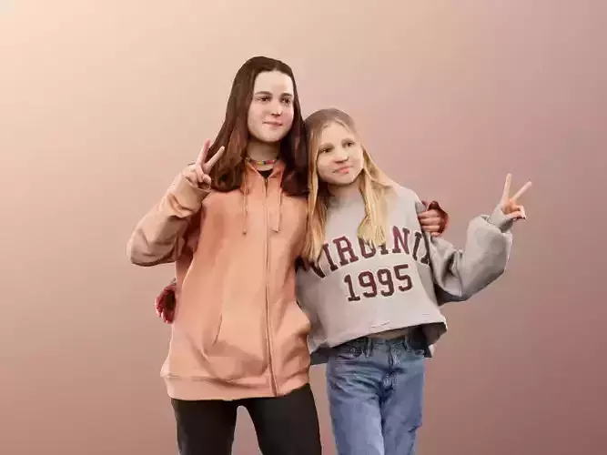 Jasmin Georgia 13181 - Standing Casual Girls