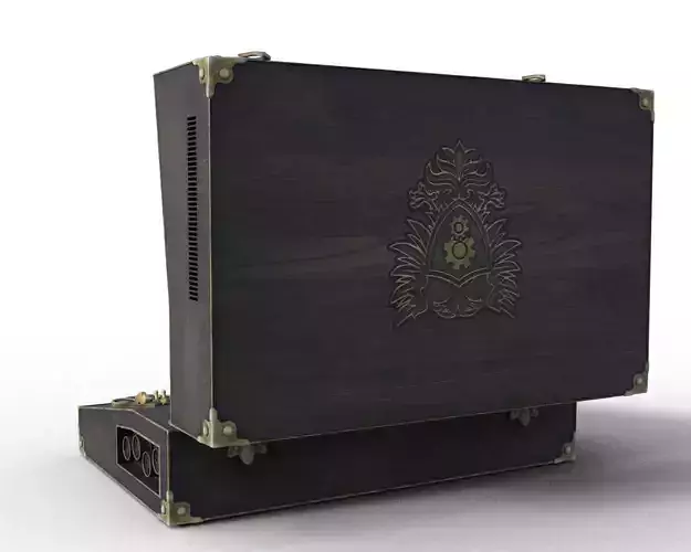 laptop ficction Low-poly 3D model