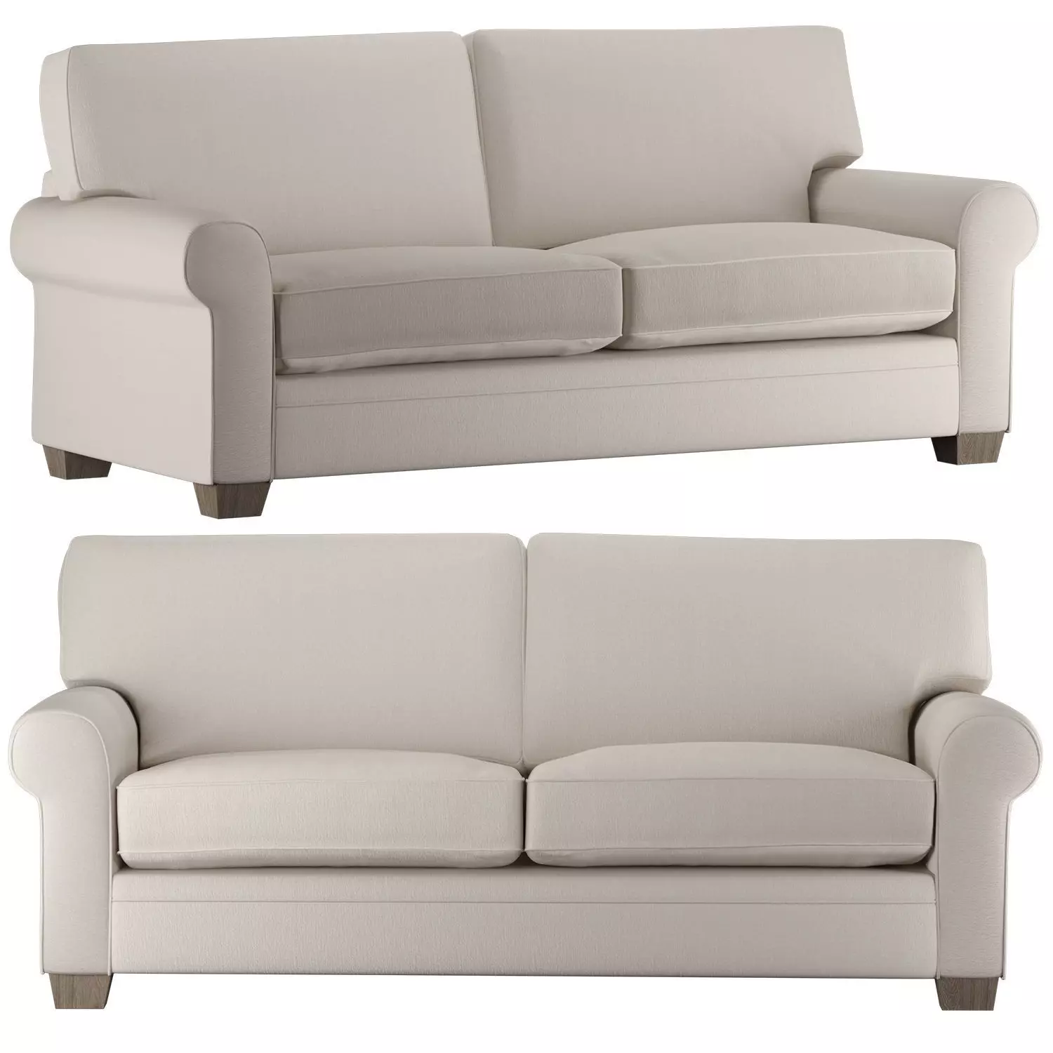 Addison Sofa Low-poly 3D model