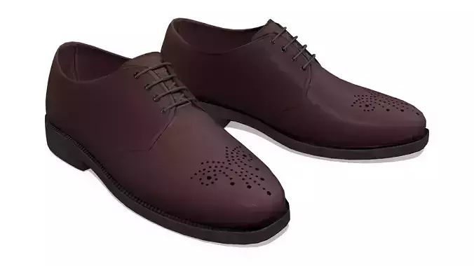 Mens Black Business Lace Up Shoes