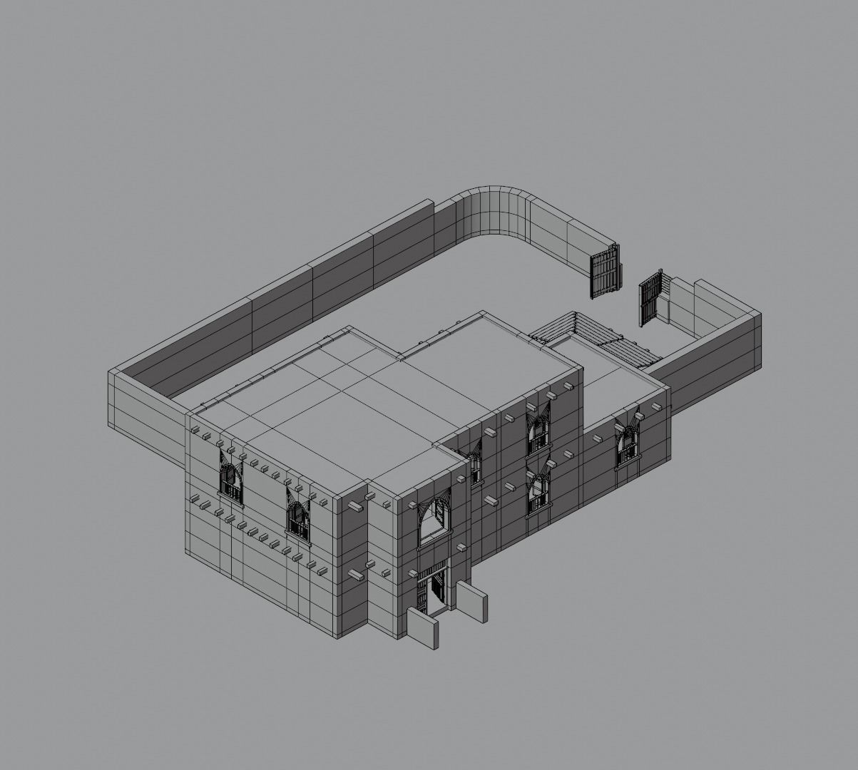 Ancient Desert House 6 3D model_12