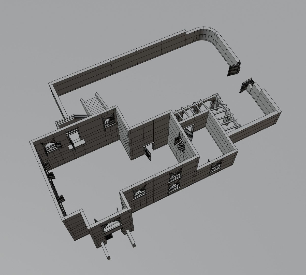 Ancient Desert House 6 3D model_13