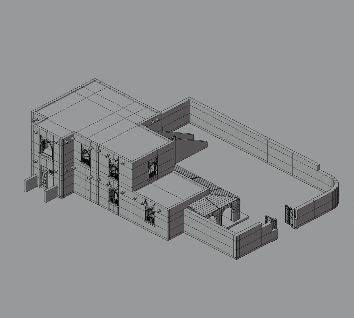 Ancient Desert House 6 3D model_10