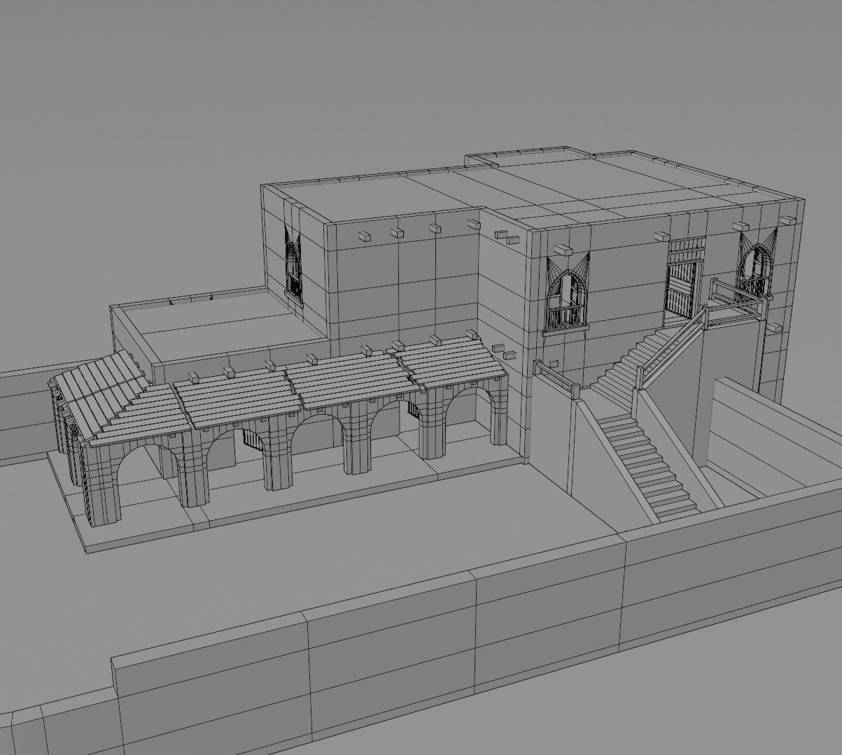 Ancient Desert House 6 3D model_14