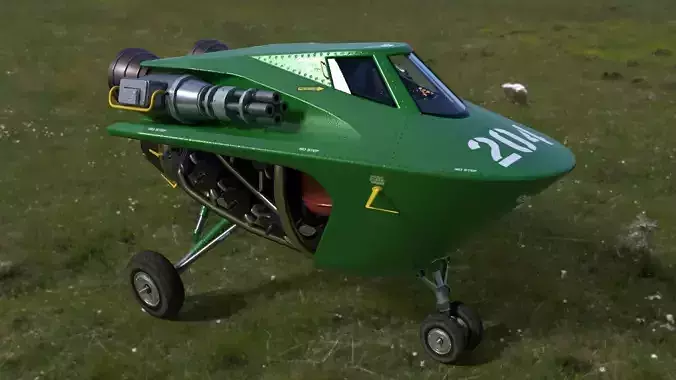 Cartoon Spacefighter