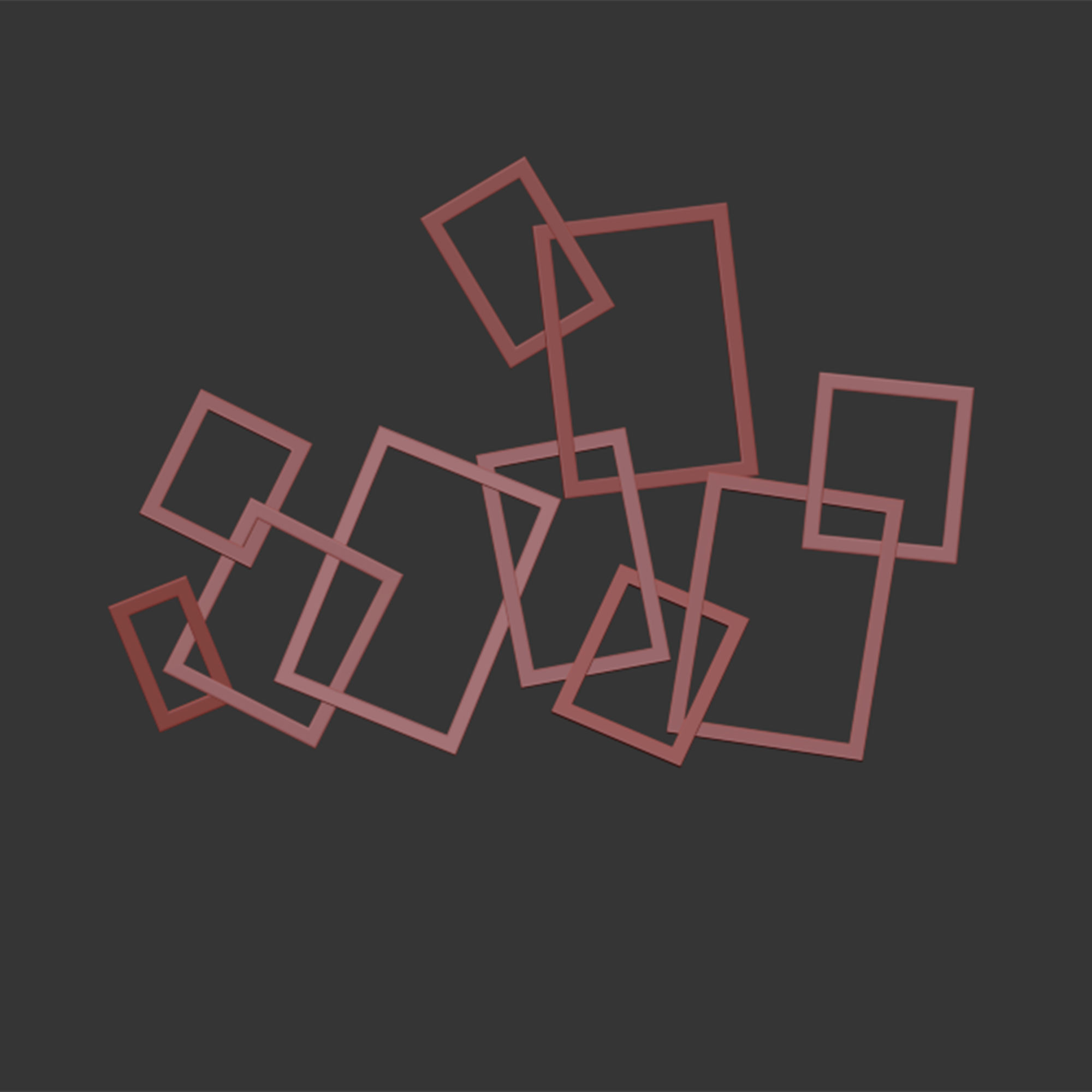 Cole Grey Metal Wall Decor 3D model_5