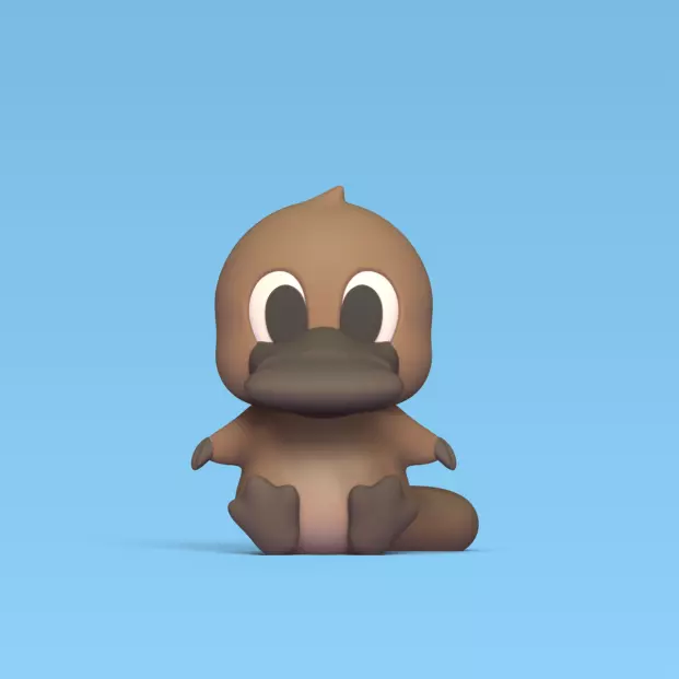 Flexi Platypus 3D print model_0