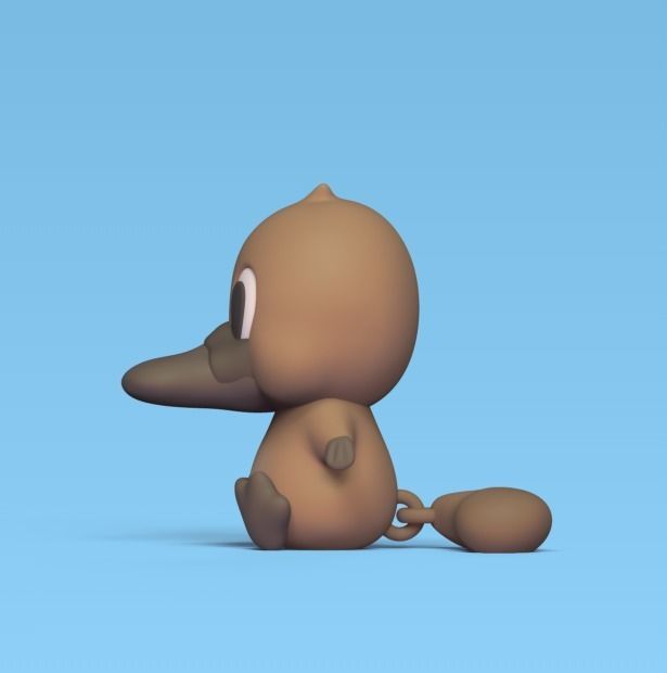 Flexi Platypus 3D print model_1