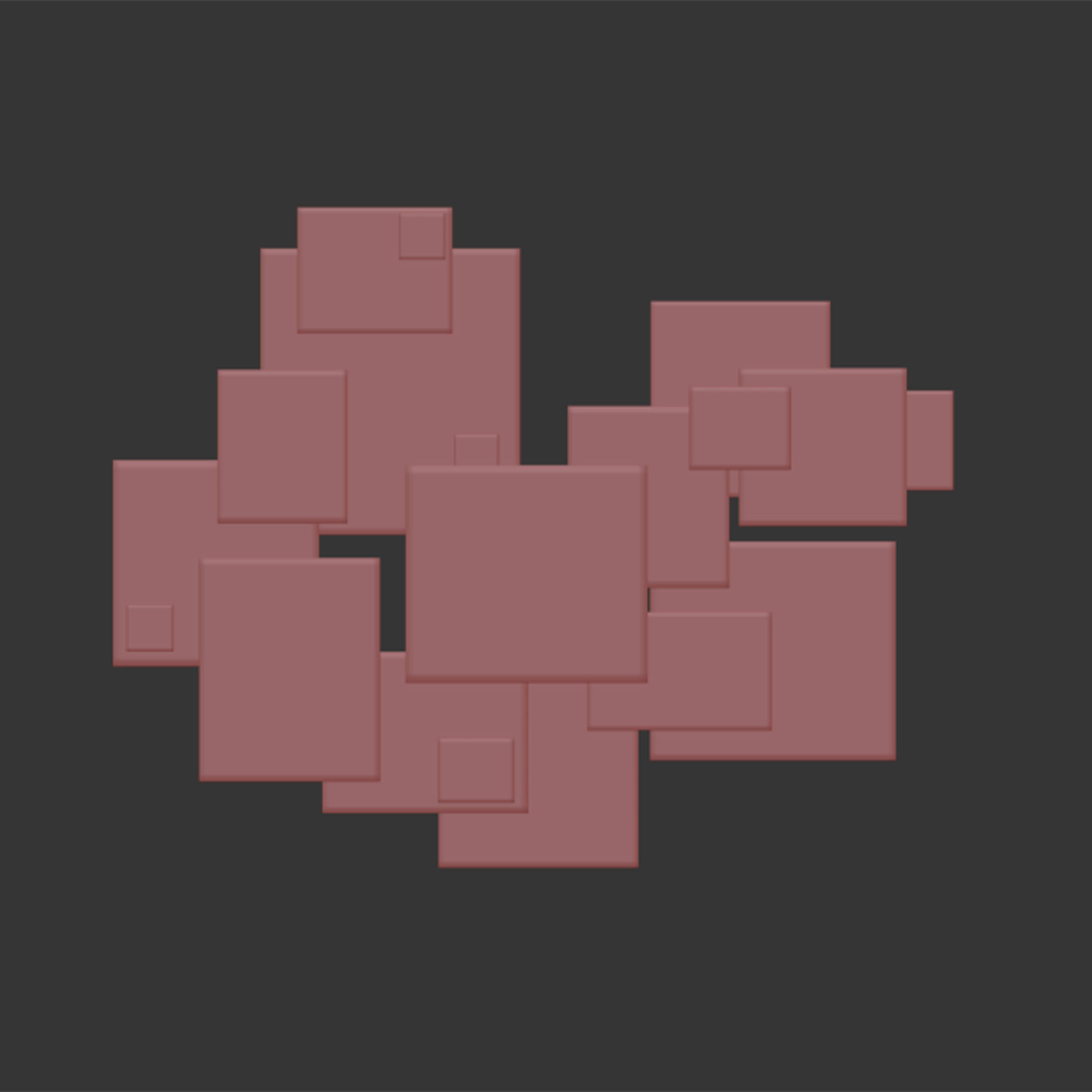 Wade logan wall decor 3D model_7