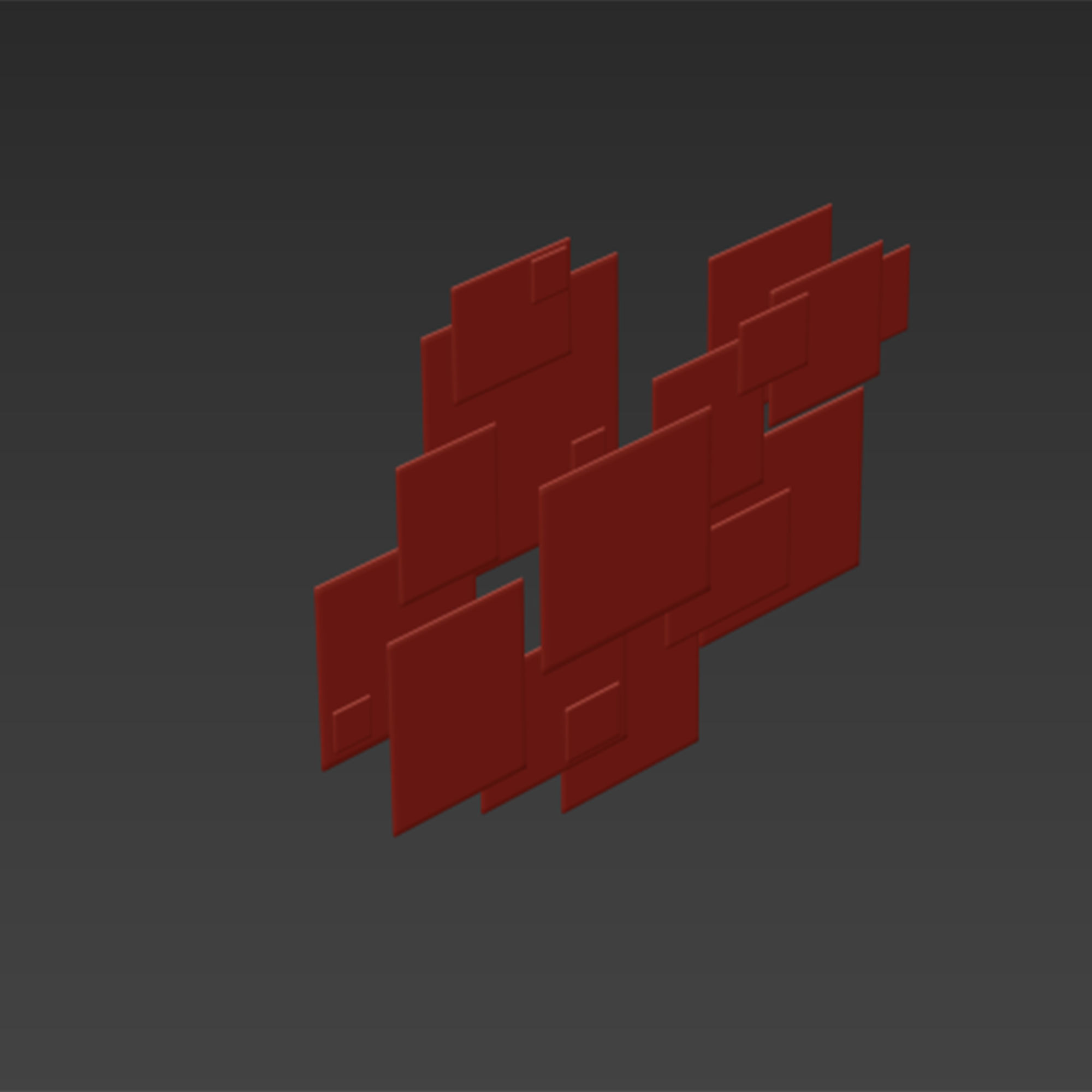 Wade logan wall decor 3D model_5