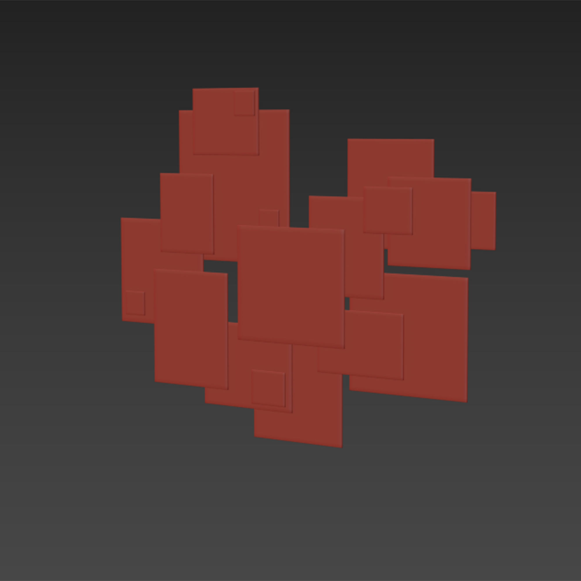 Wade logan wall decor 3D model_6