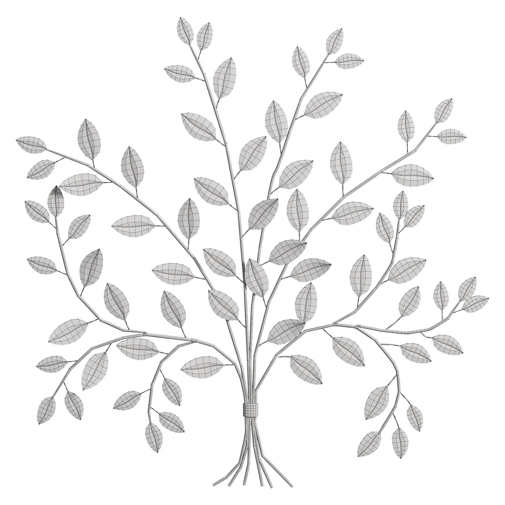 Red barrel studio tree of life wall decor 3D model_3