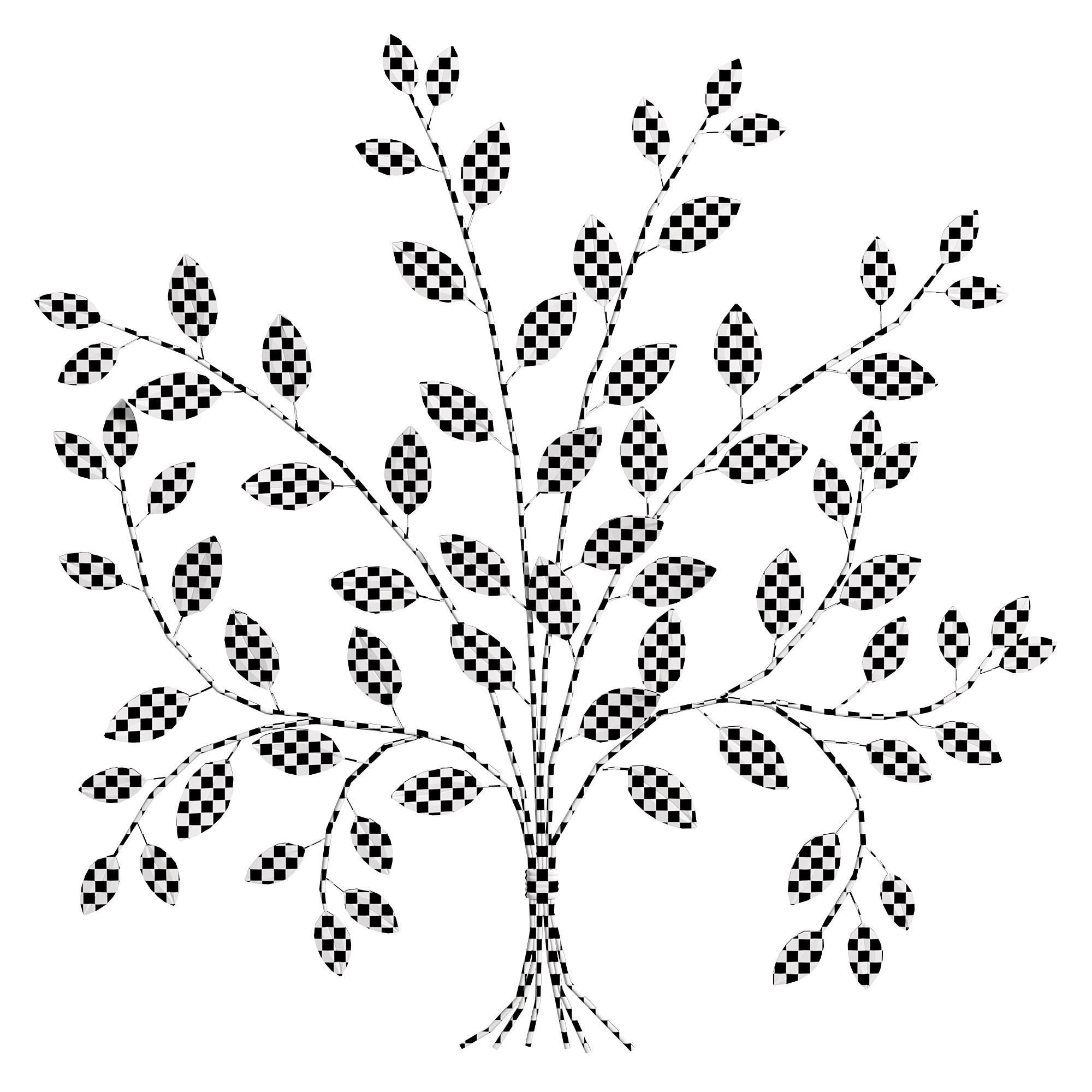 Red barrel studio tree of life wall decor 3D model_4