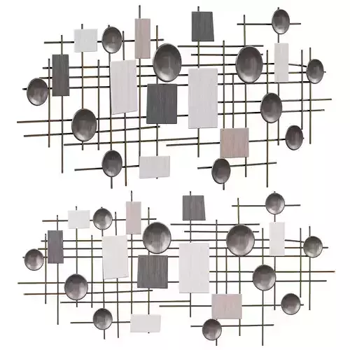 Corrigan studio large modern industrial wall decor 3D model