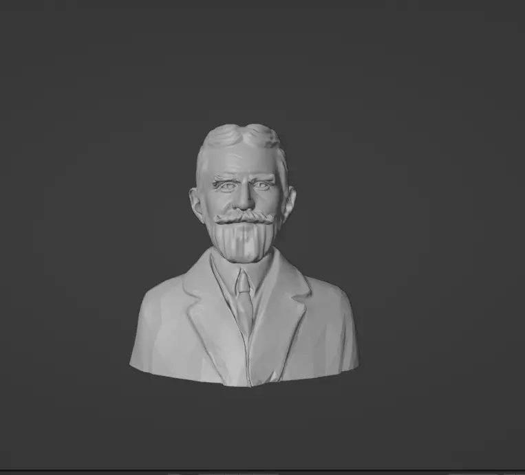 George Bernard Shaw 3D print model_0