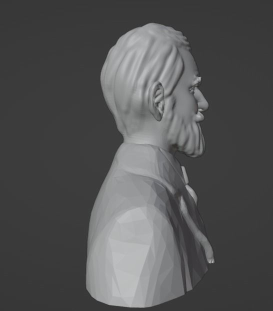 George Bernard Shaw 3D print model_6