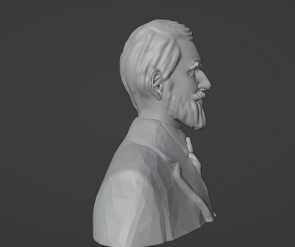 George Bernard Shaw 3D print model_15