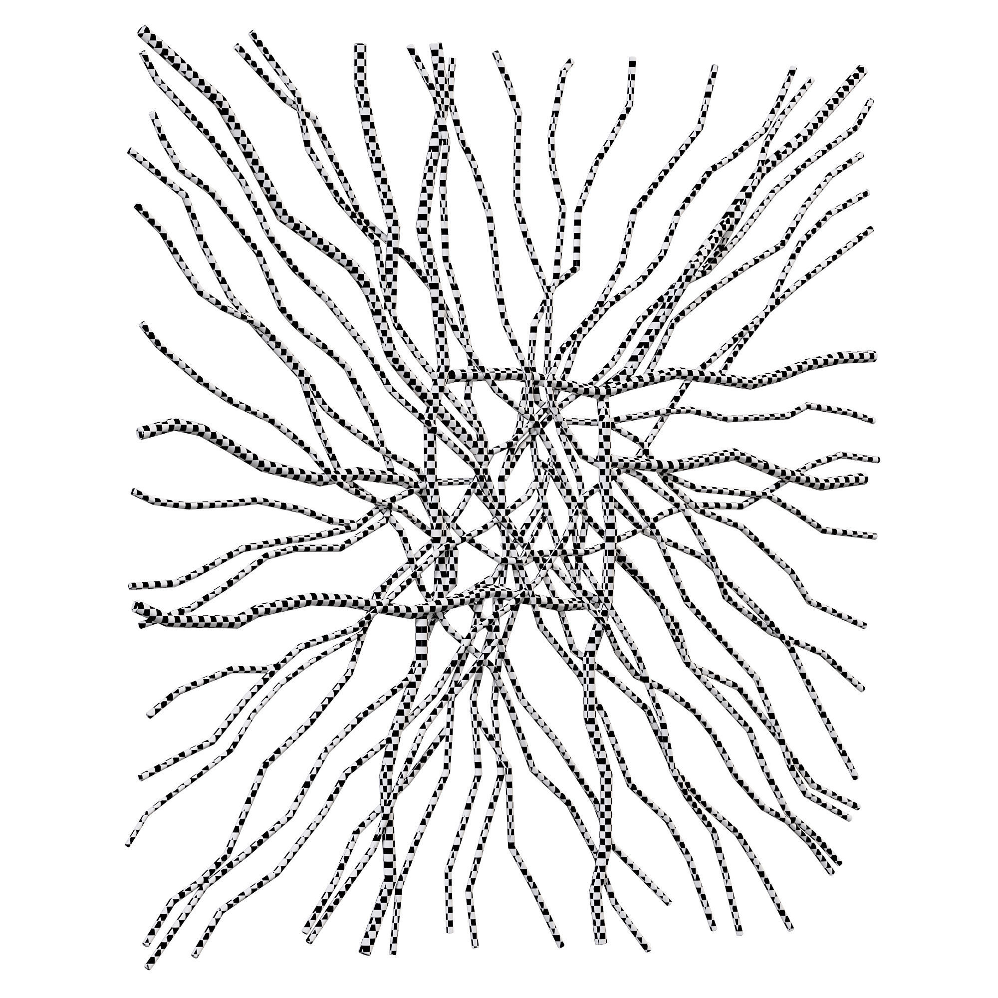 Everly quinn vida wall decor 3D model_4