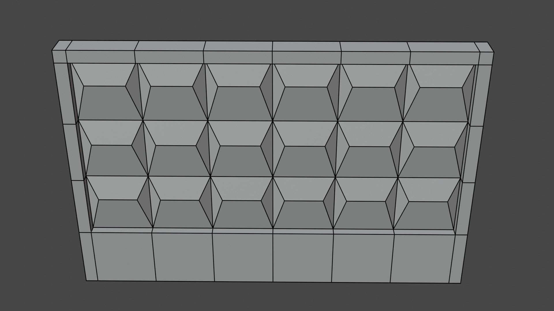 Old soviet factory fence Low-poly 3D model_7