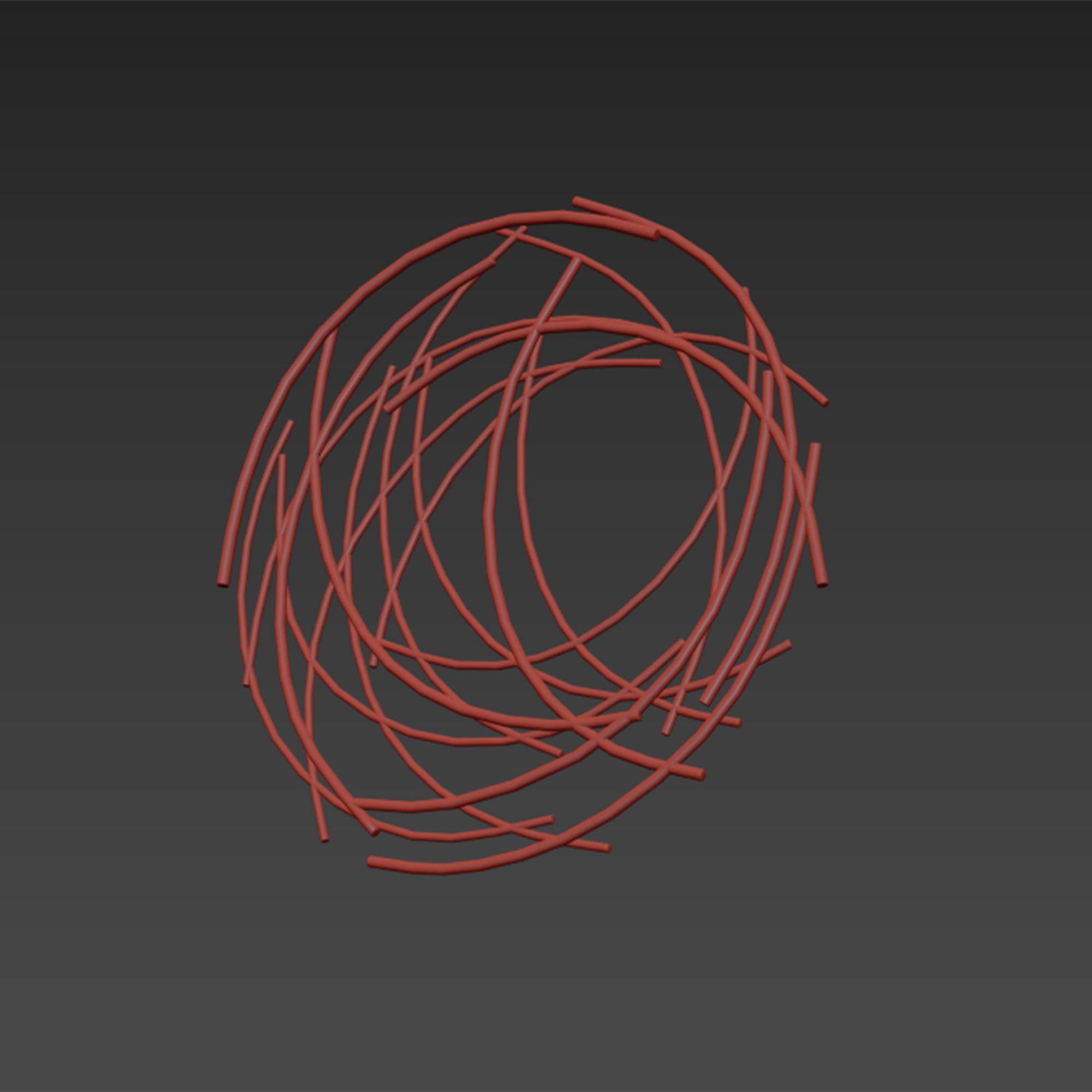 Mercury row abstract wall decor 3D model_6