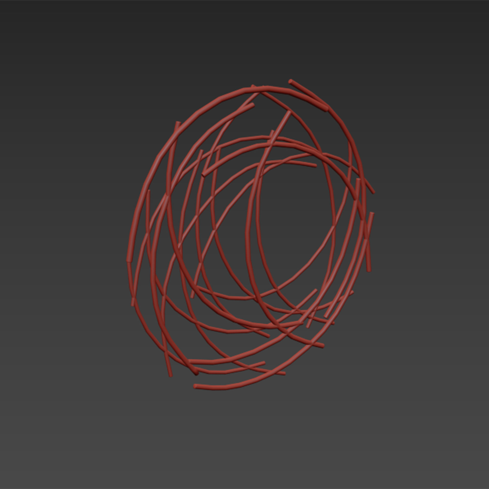 Mercury row abstract wall decor 3D model_5