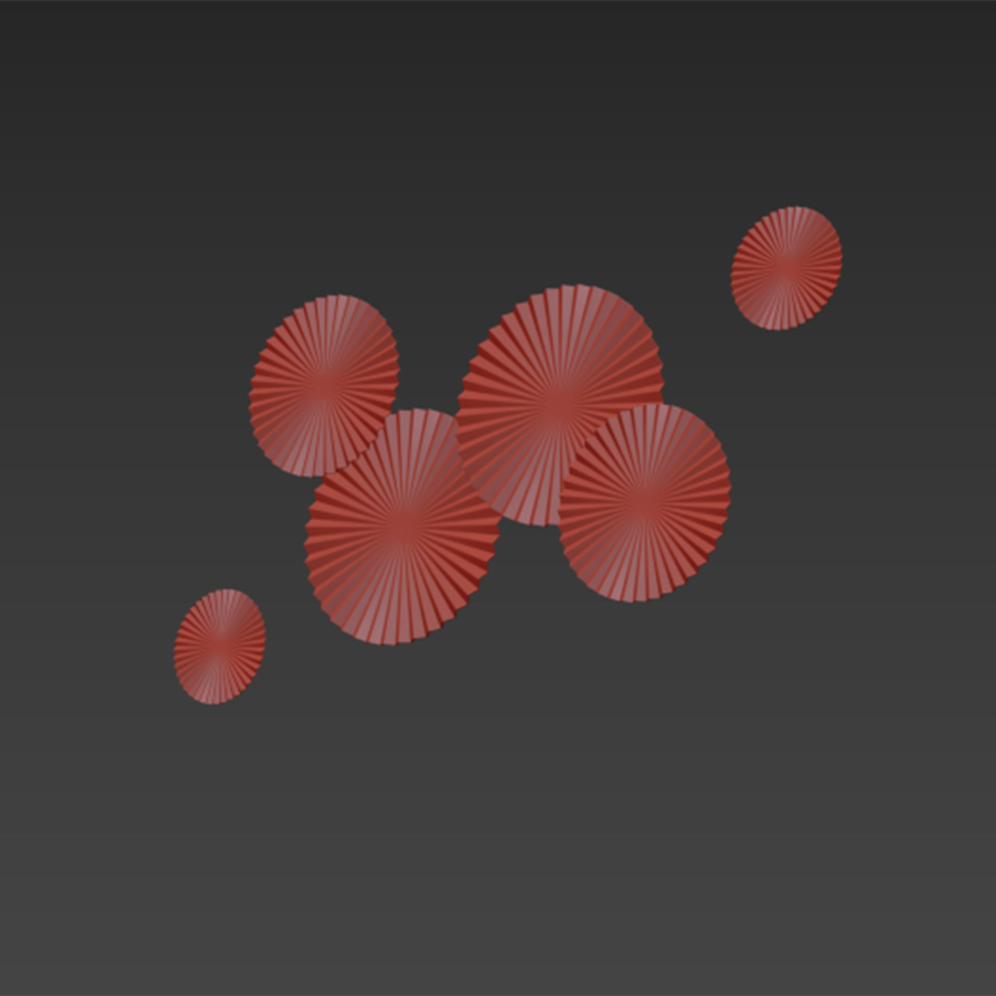 Everly quinn 6 piece sunburst 3D model_6